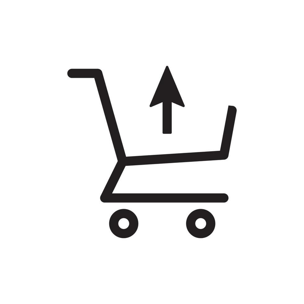 Shopping Cart Buy and Sell Icon EPS 10 vector