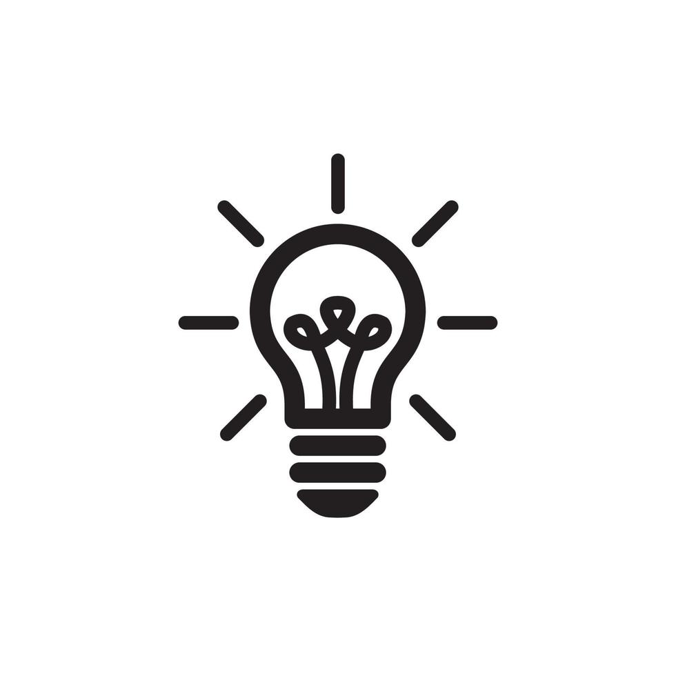 Light Bulb Icon EPS 10 vector