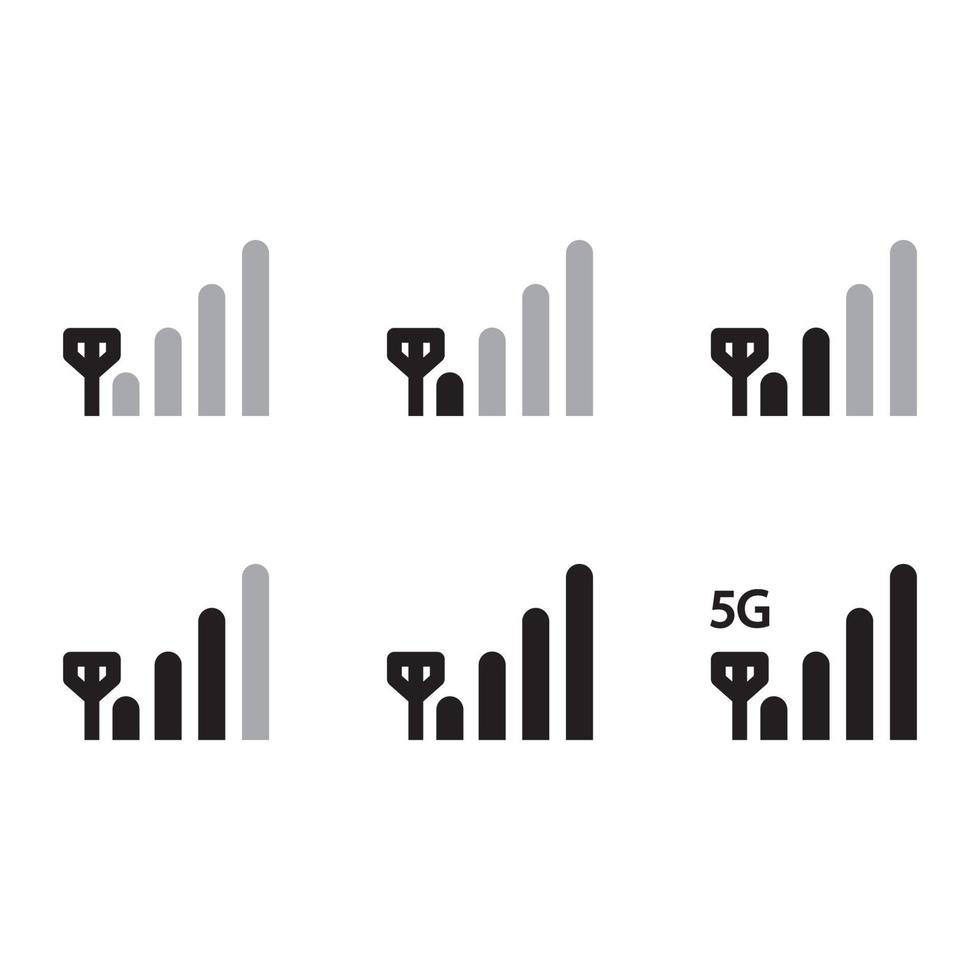 Phone Signal Icon EPS 10 vector