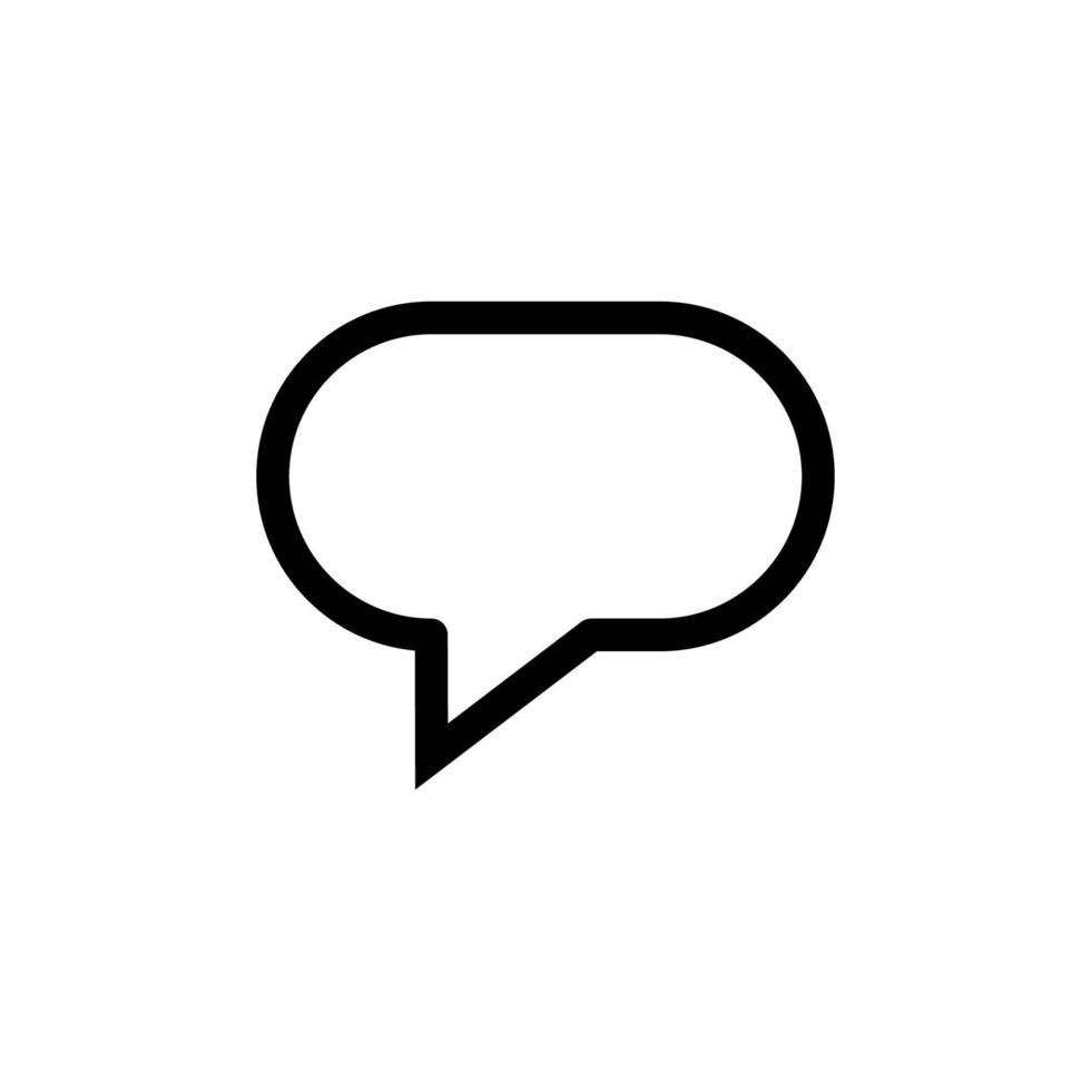 Bubble Speech Icon EPS 10 vector