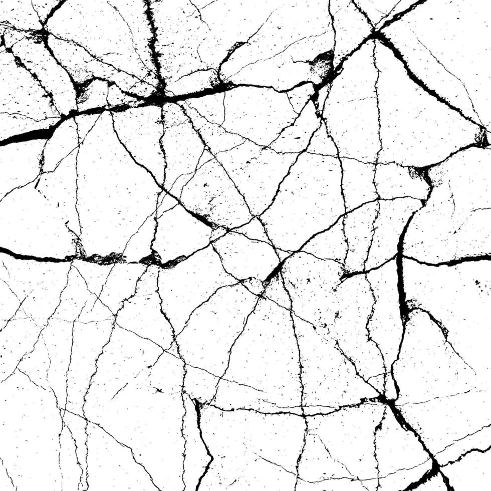 Grunge cracked texture background vector