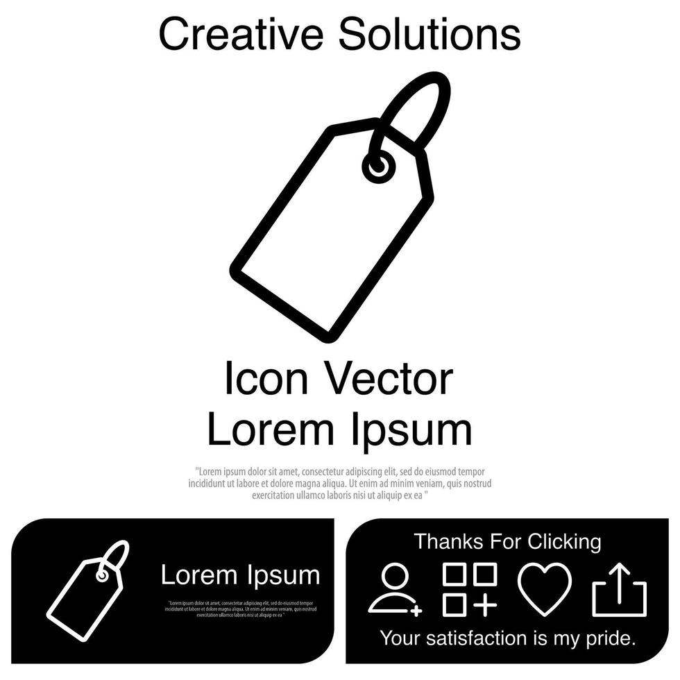 Price Tag Icon EPS 10 vector