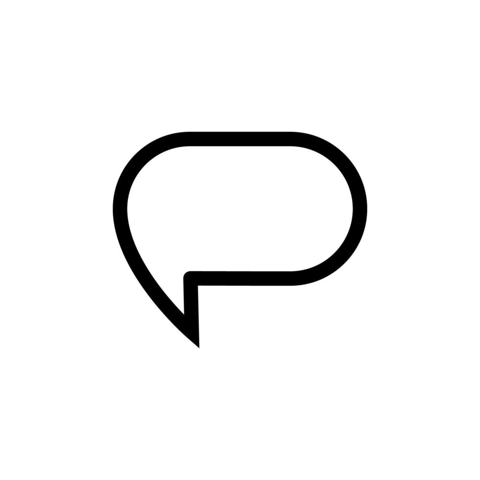 Bubble Speech Icon EPS 10 vector