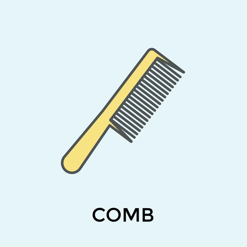 Trendy Comb Concepts vector