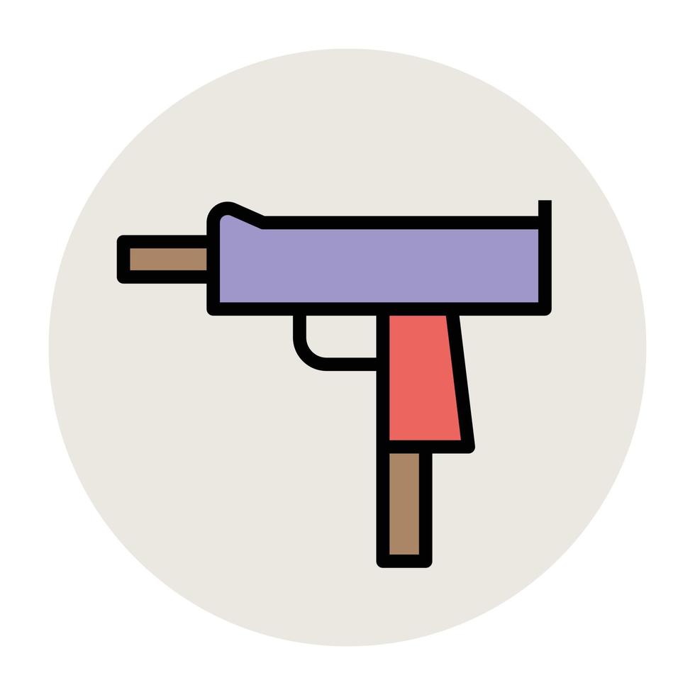 Trendy Blaster Gun vector