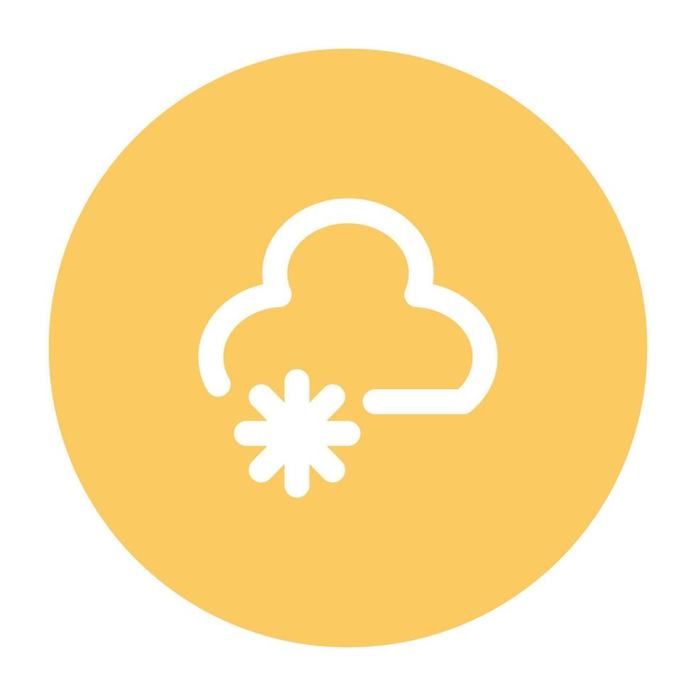 Trendy Snowfall Concepts vector