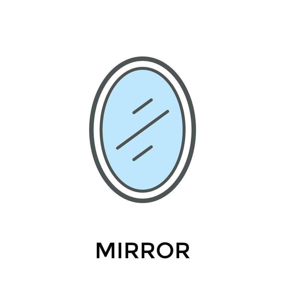 Trendy Mirror Concepts vector