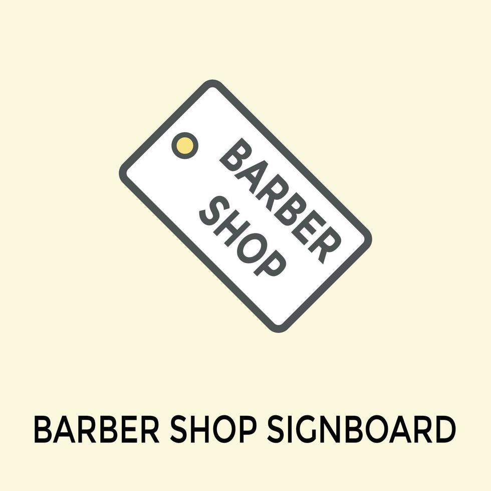 Trendy Barber Shop vector