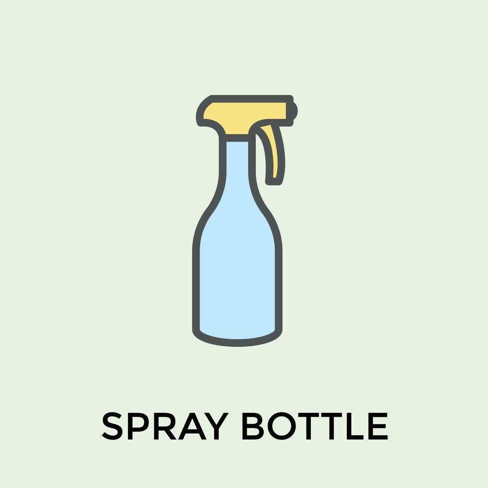 Trendy Spray Bottle vector