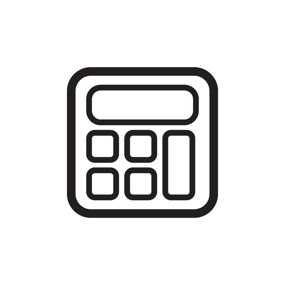 Calculator Icon EPS 10 vector