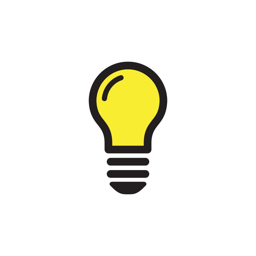 Light Bulb Icon EPS 10 vector