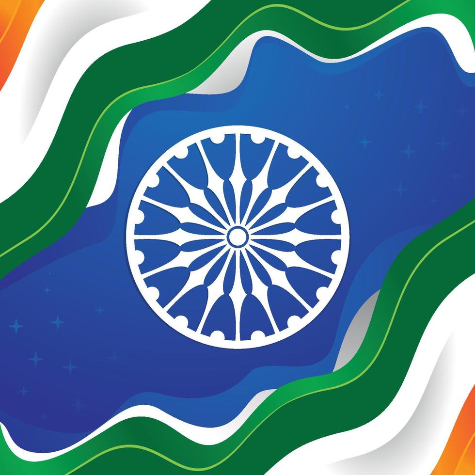 India Independence Day Background vector