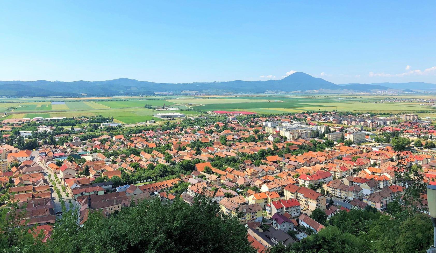 A city in the mountains. Brasov, Romania photo