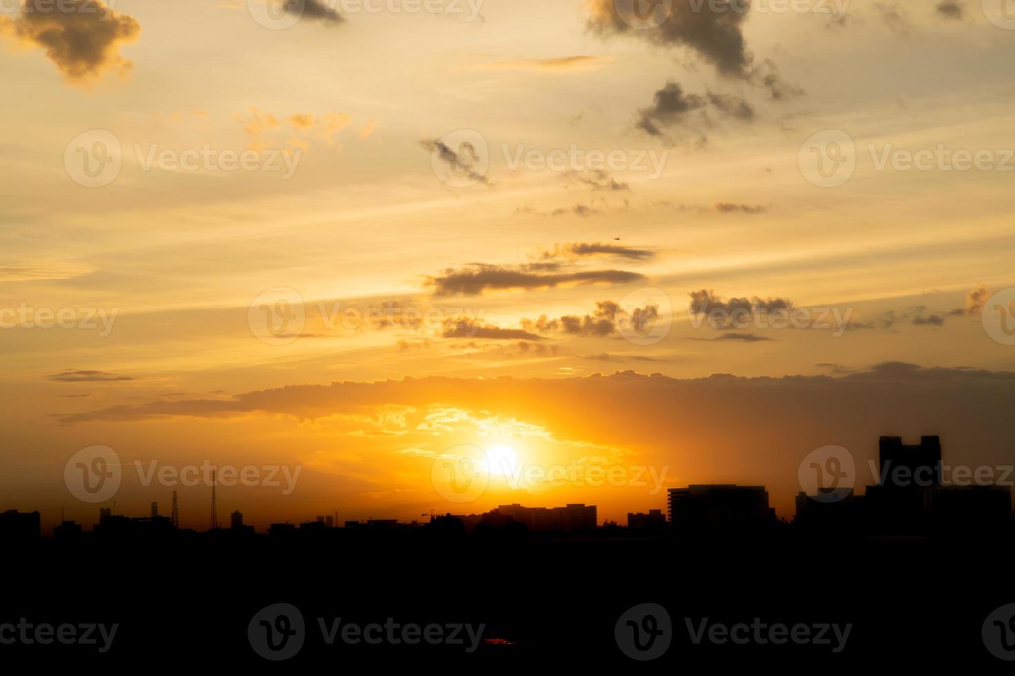 Beautiful sky background with the cloud,Nature abstract concept,Freedom and hope concept,sunset of the day,sky abstract. photo