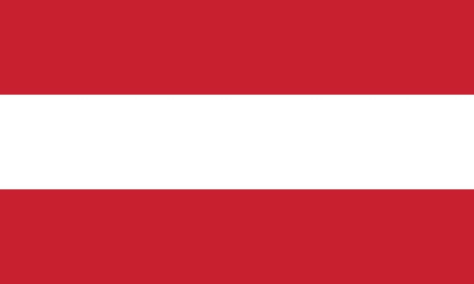 la bandera nacional de austria ilustración vectorial vector