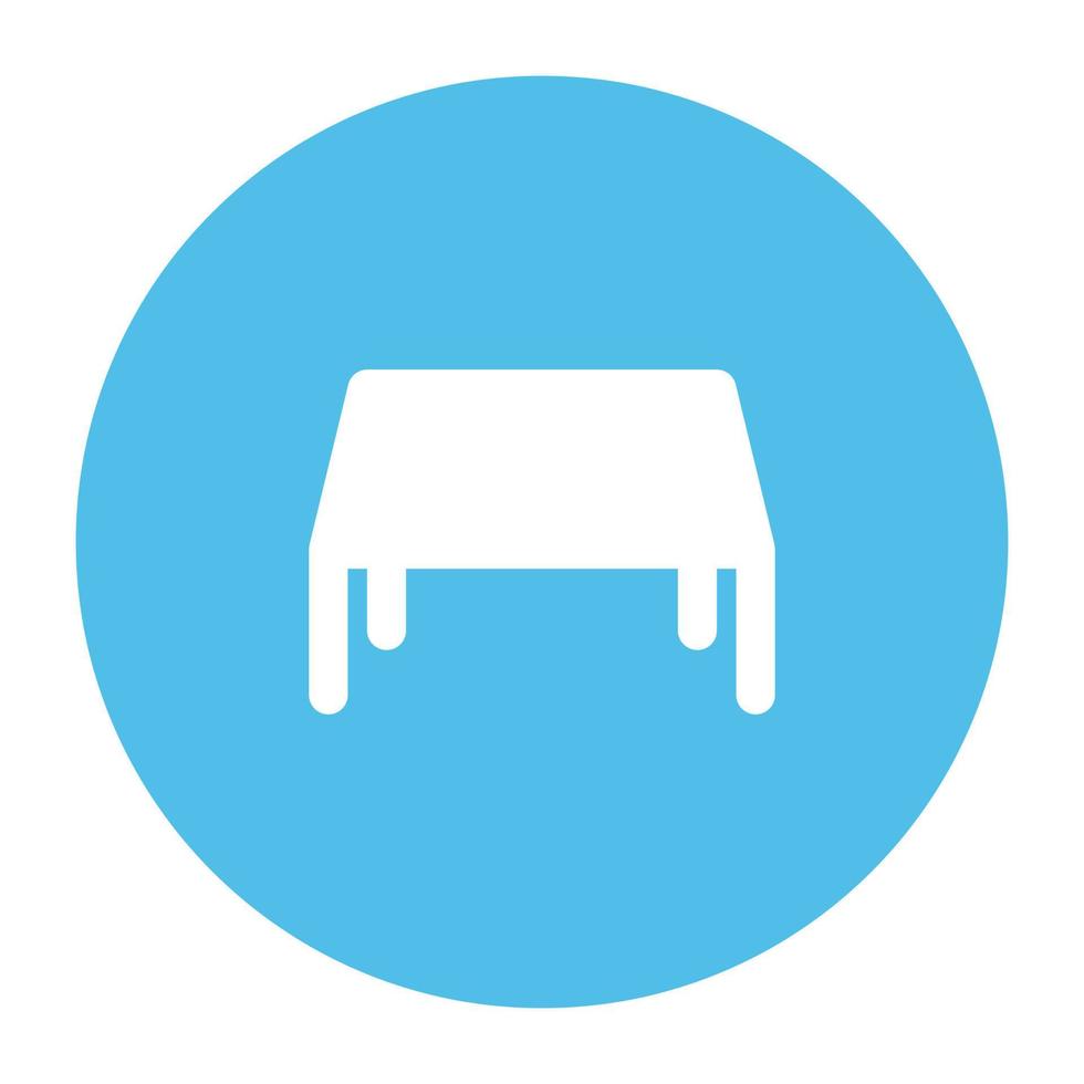 Trendy Mini Table vector