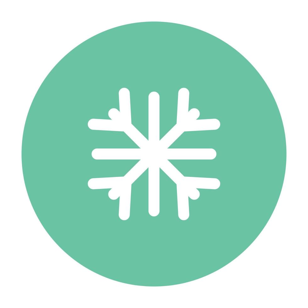 Trendy Snowflake Concepts vector