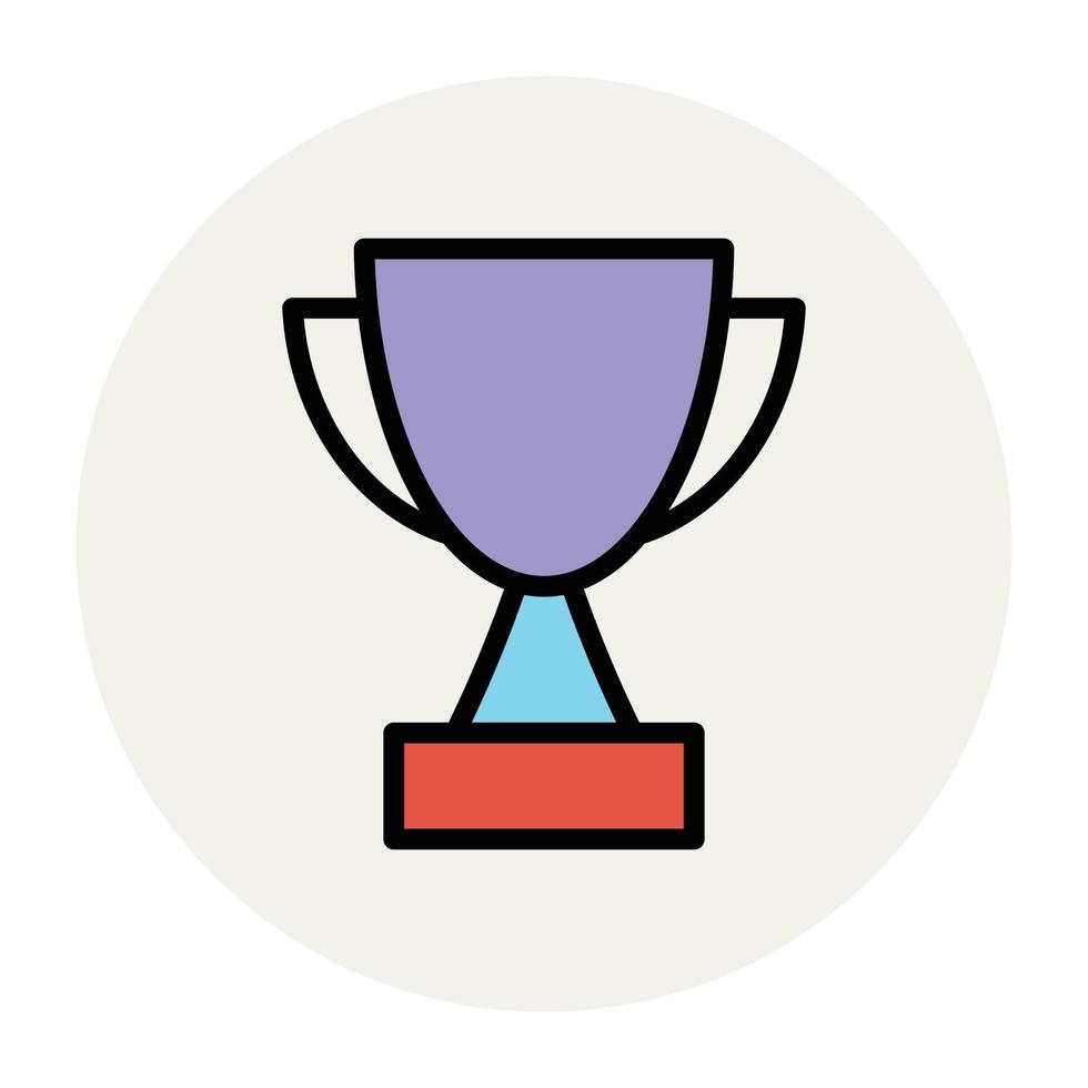 Trendy Trophy Concepts vector