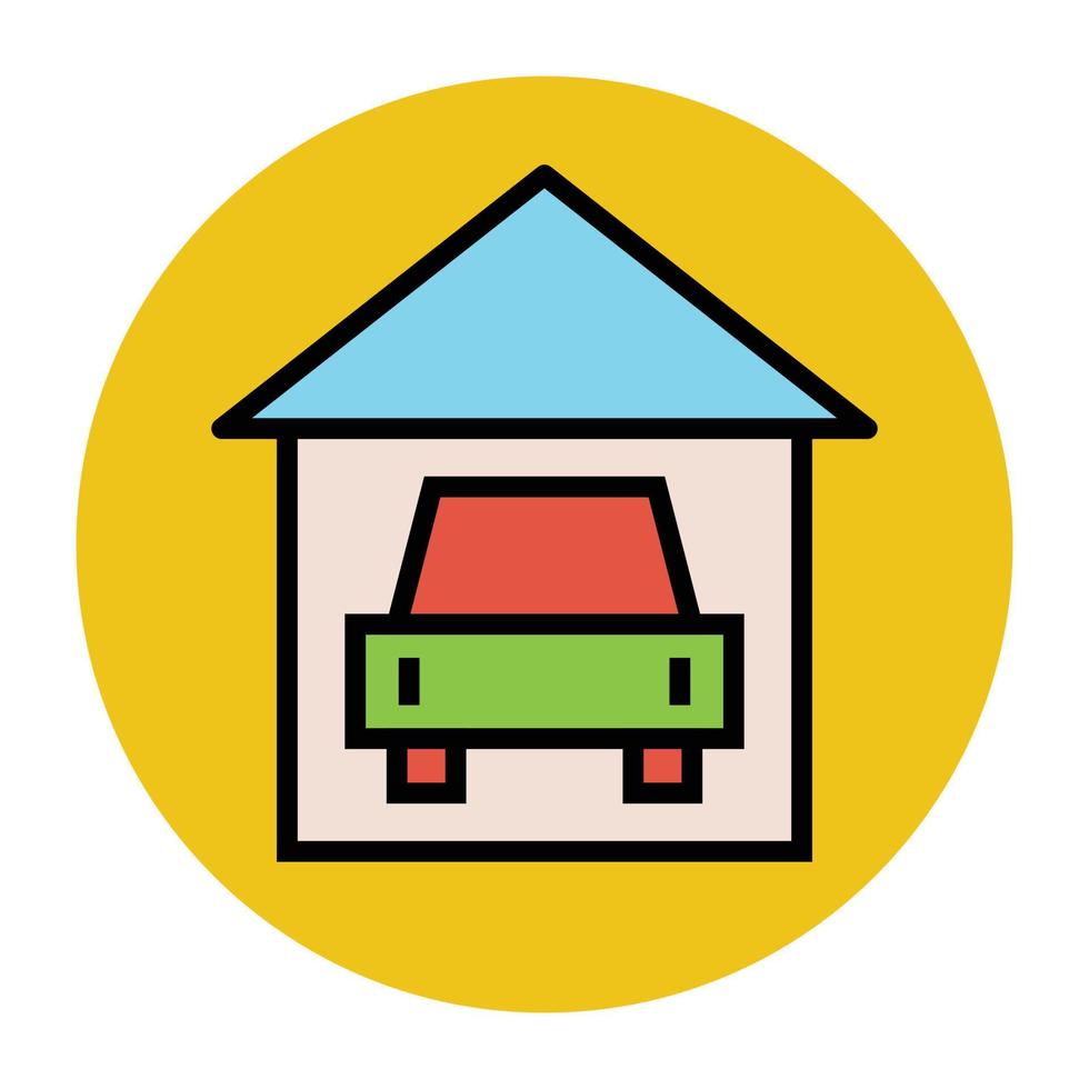 Trendy Garage Concepts vector