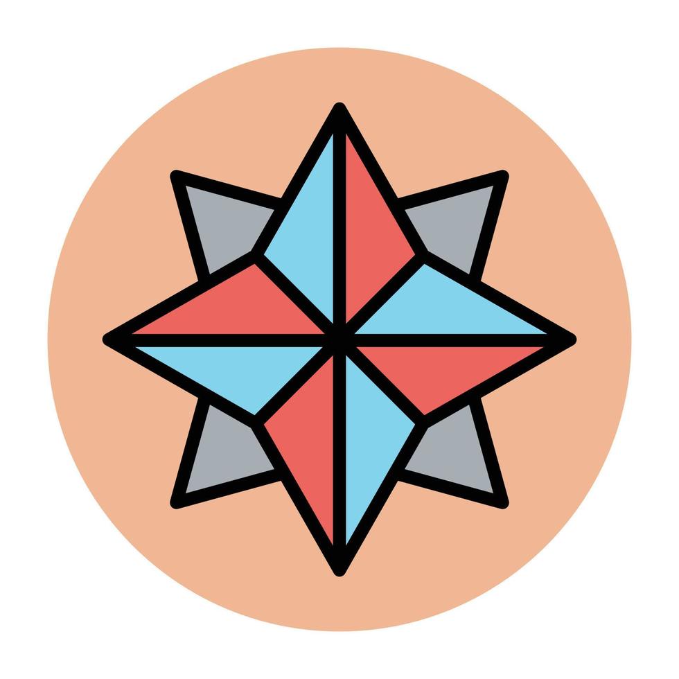 Trendy Compass Concepts vector
