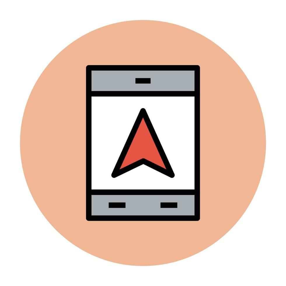 Trendy Mobile Navigation vector
