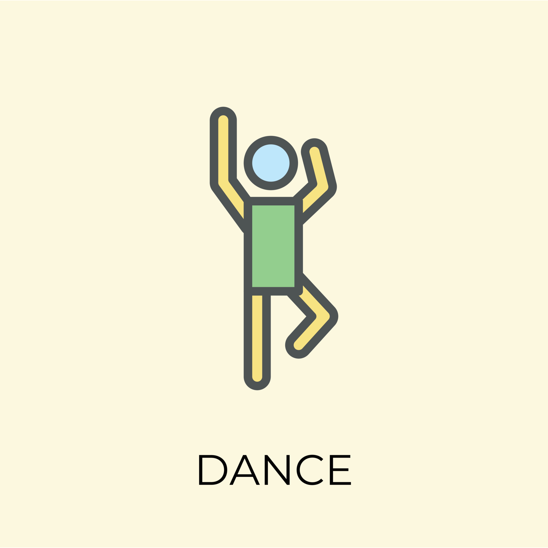 Trendy Dancing Man 9506549 Vector Art at Vecteezy