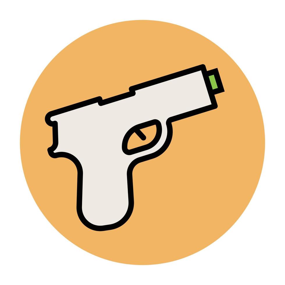 Trendy Gun Conncepts vector