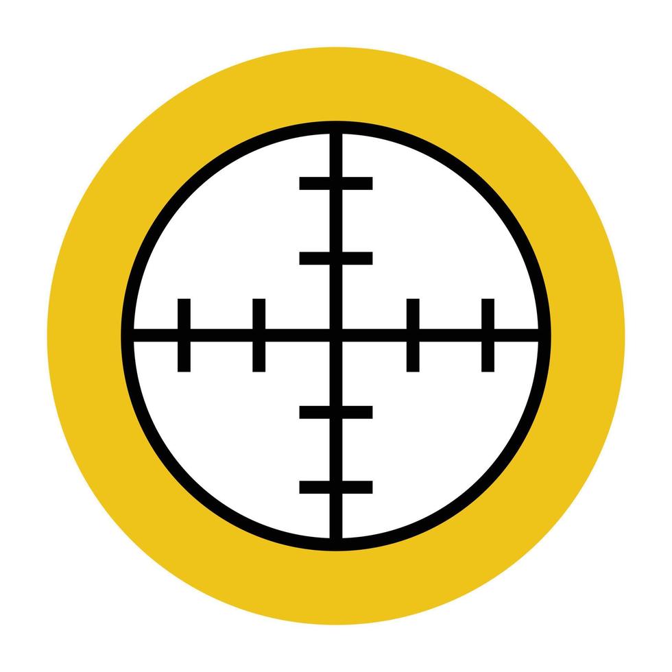 Trendy Shooting Target vector