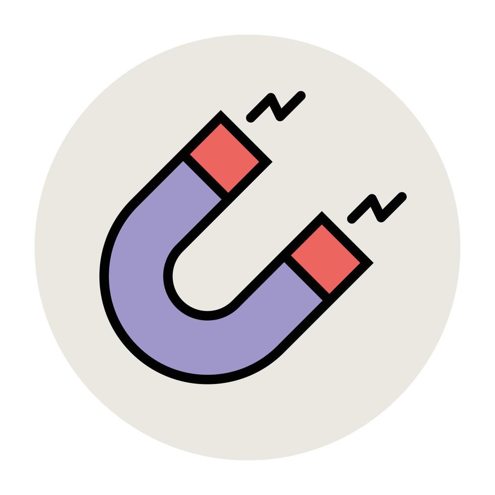 Trendy Magnet Concepts vector