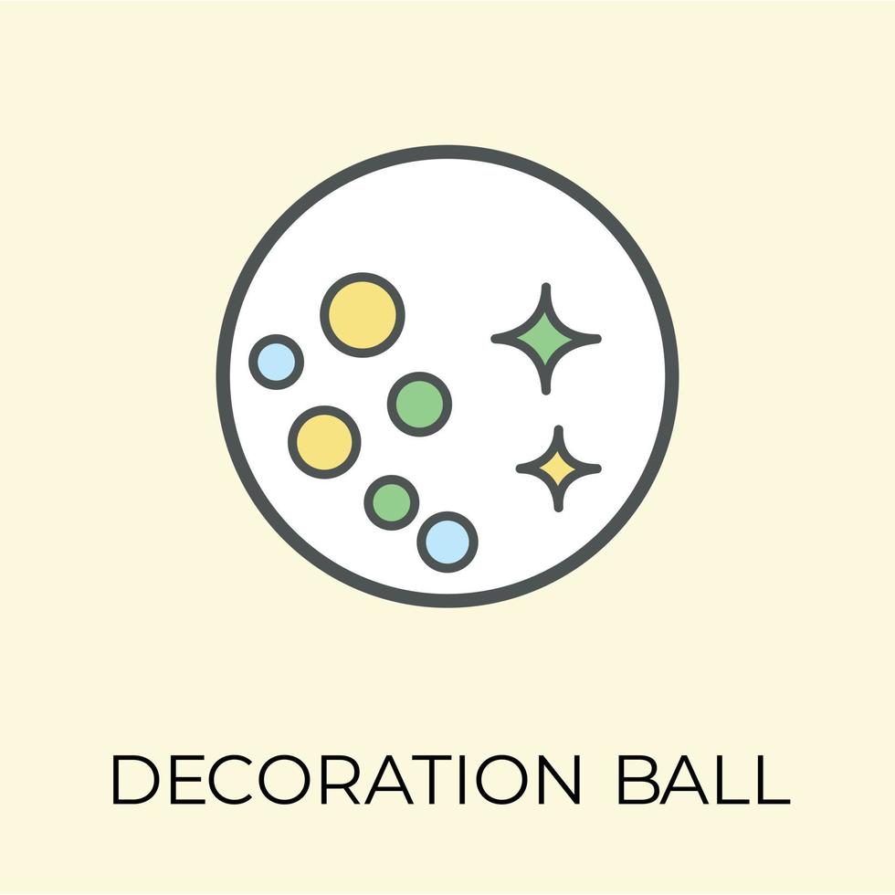 decoración navideña de moda vector