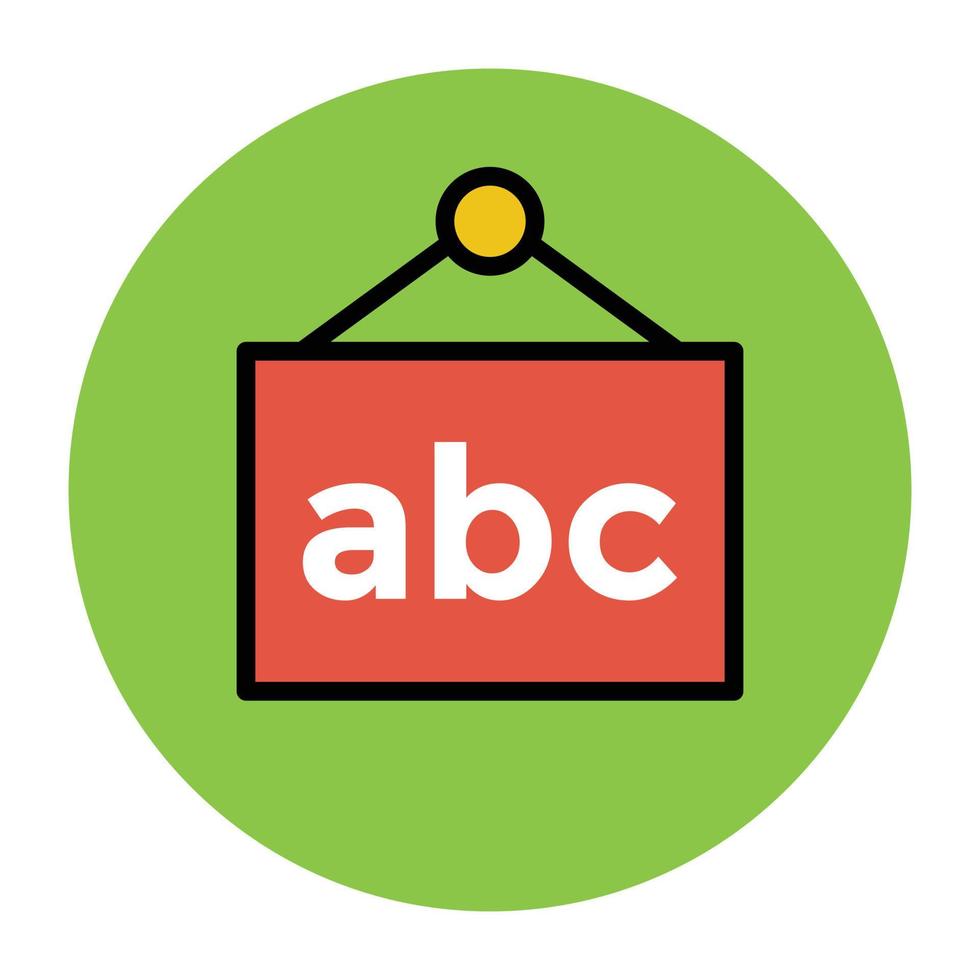 Trendy English Concepts vector