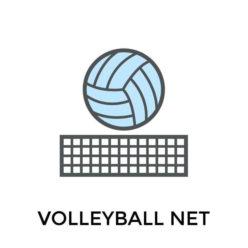 Trendy Volleyball Concepts vector