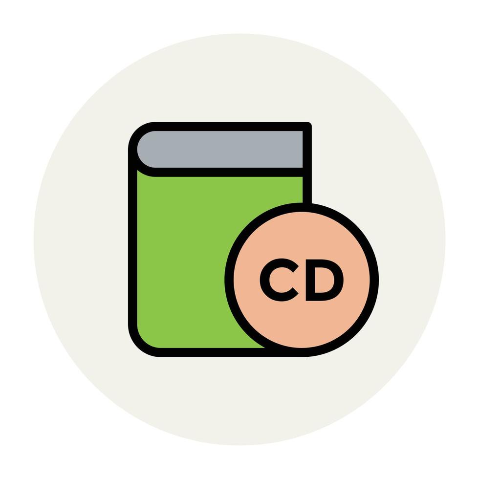 conceptos de cd de moda vector