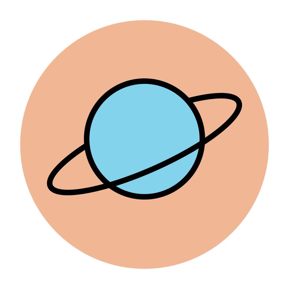 Trendy Planet Concepts vector