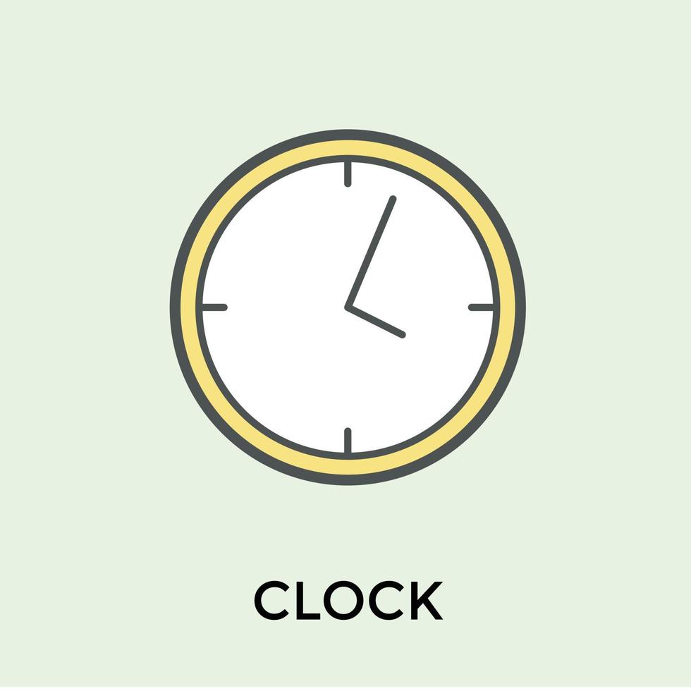 Trendy Clock Concepts vector
