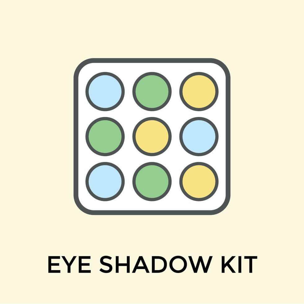 Trendy Eye Shadows vector
