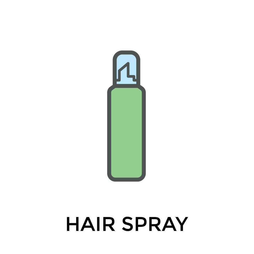 Trendy Shampoo Bottle vector