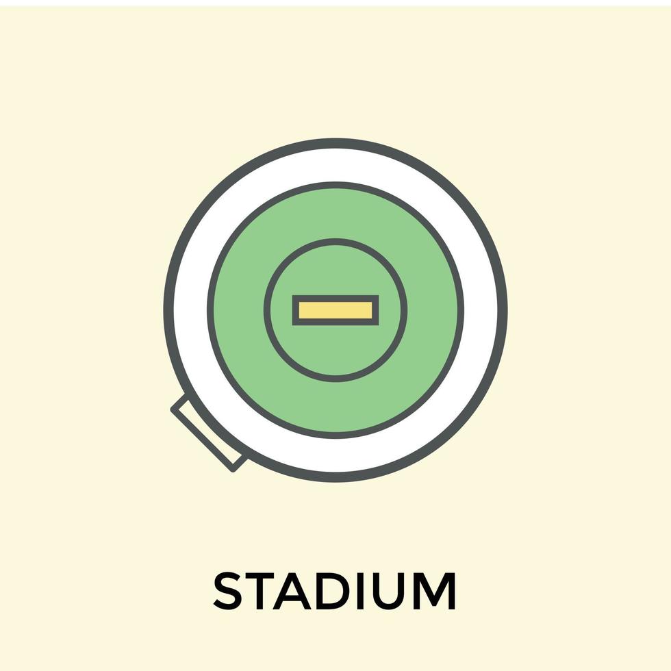 Trendy Stadium Concepts vector