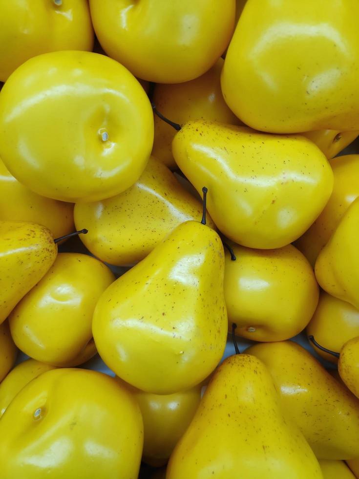 a pile of healthy and fresh pears photo