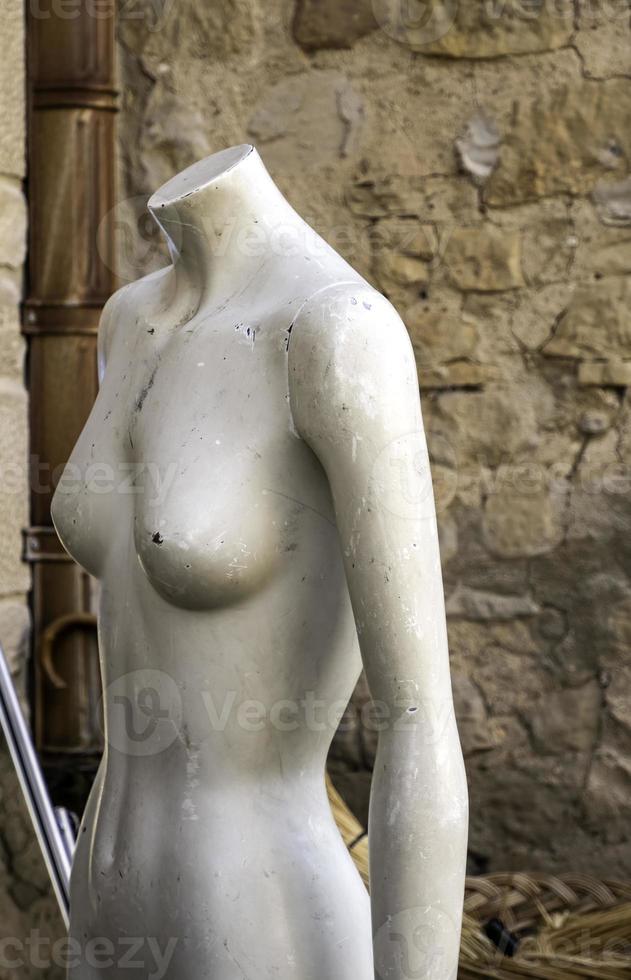 Female plastic mannequin photo