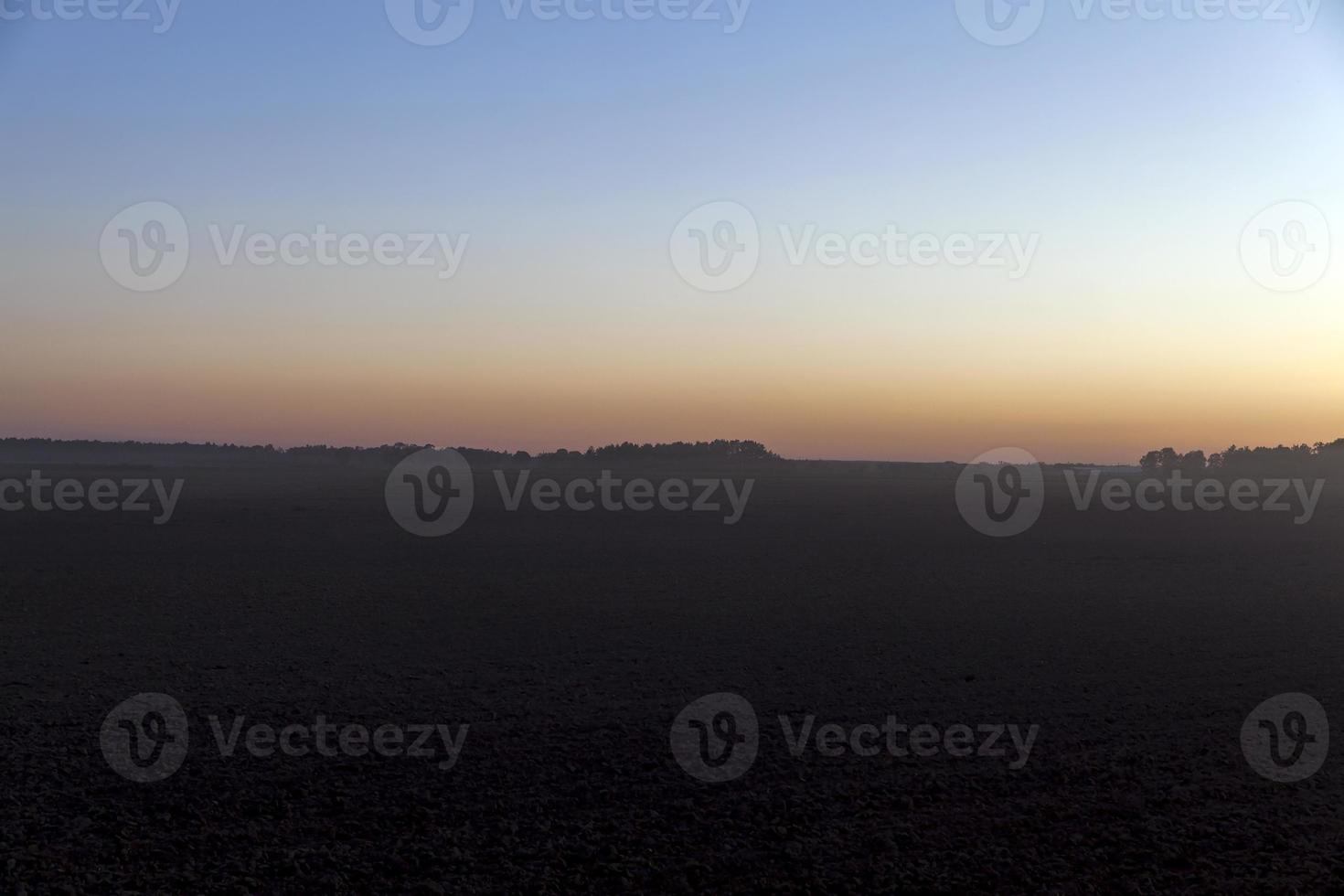 agricultural field, autumn photo