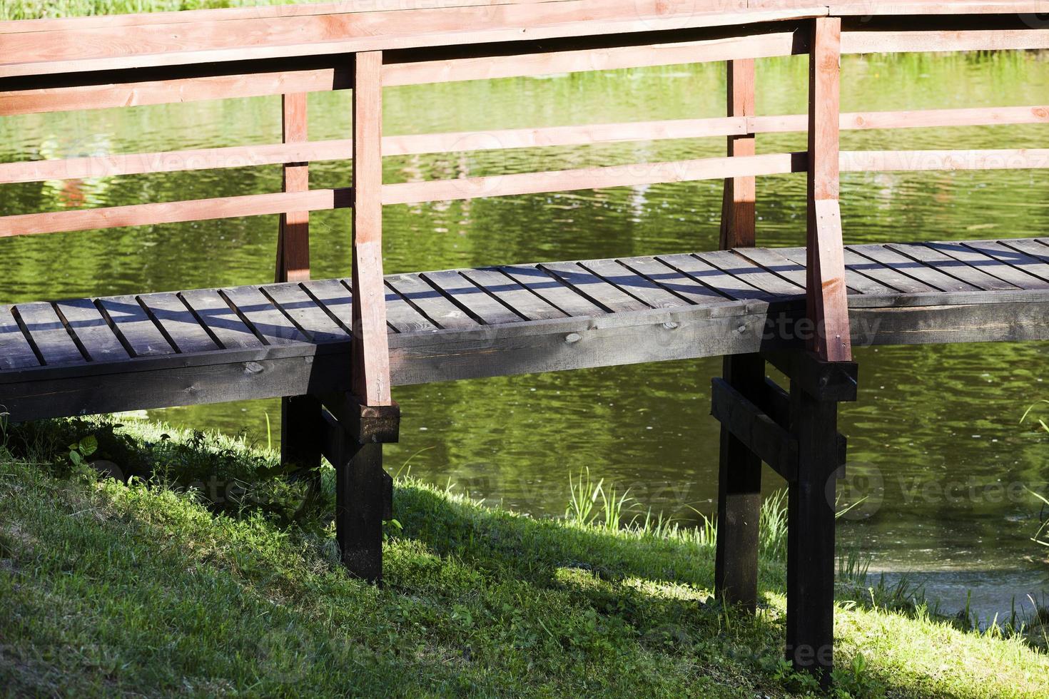 dirty water in a lake or river photo