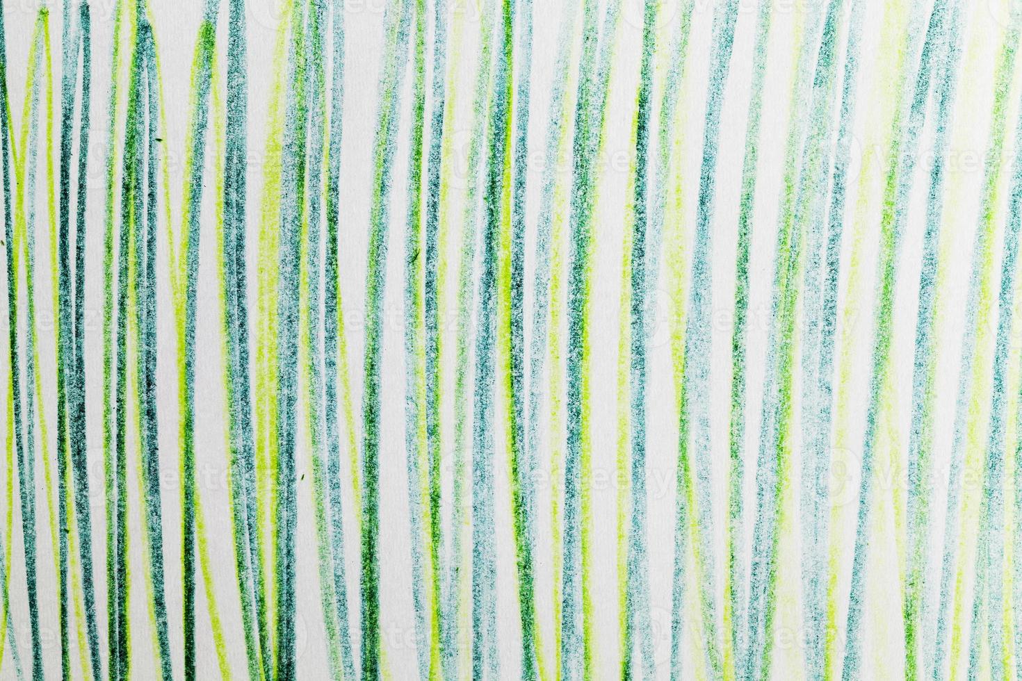 fence lines drawn in green pencil photo