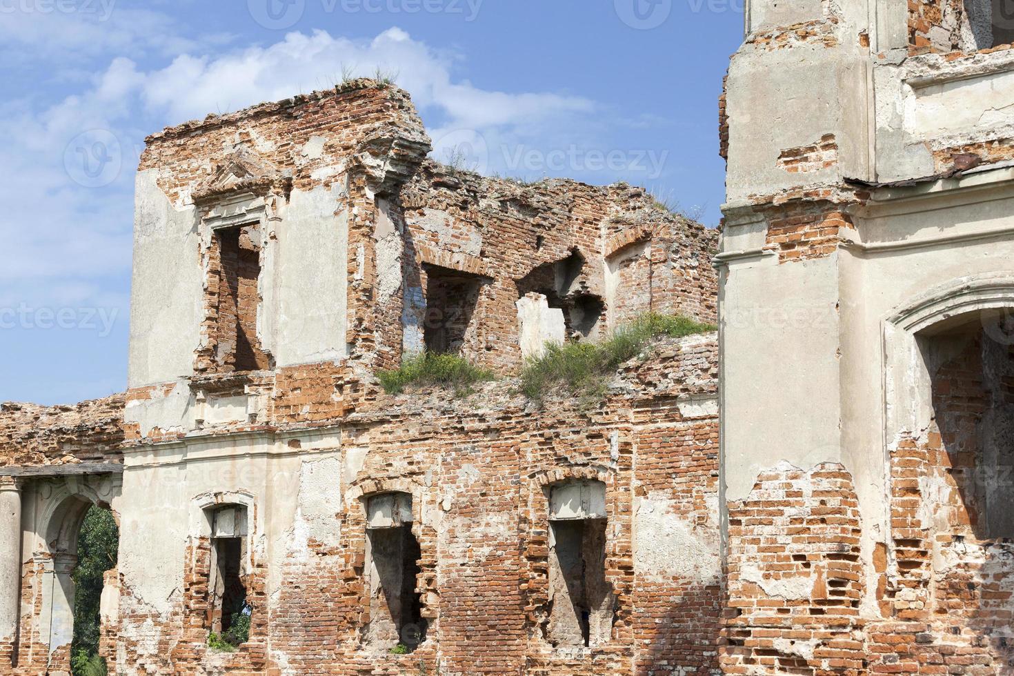 ruinas de un muro foto