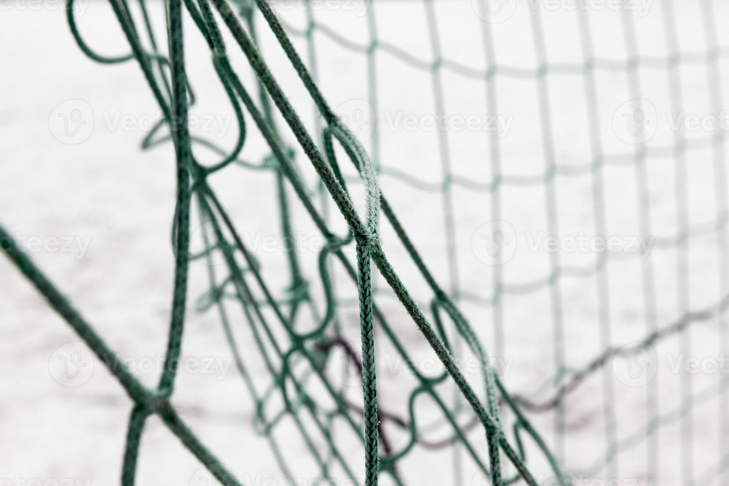 football grid of gate, Winter photo