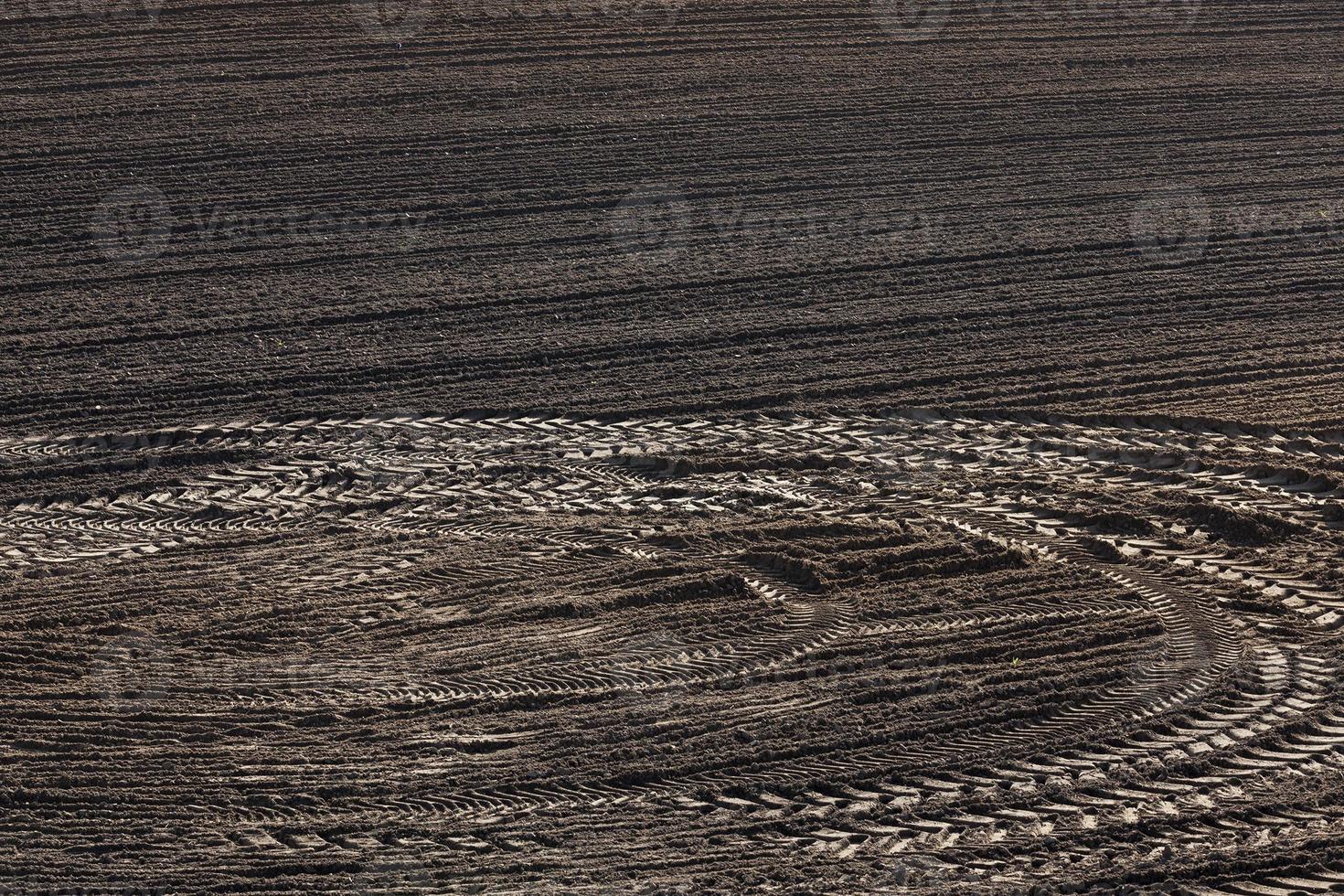 tractor plow, close up photo