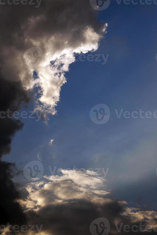 photographed the sky with clouds photo