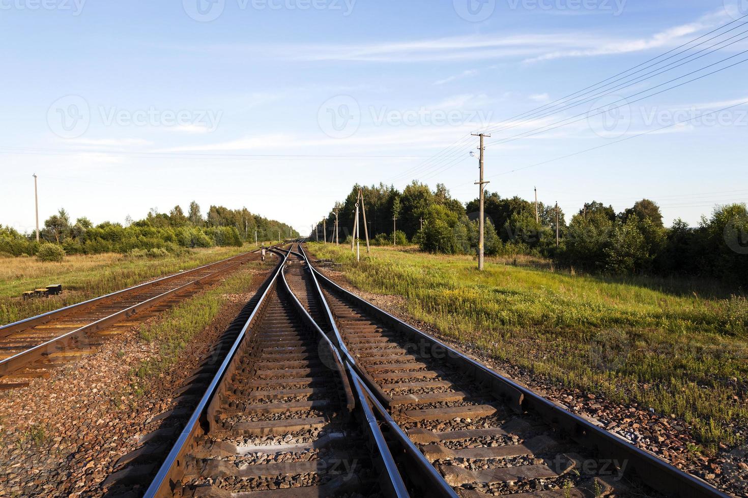 tendido pequeño ferrocarril foto