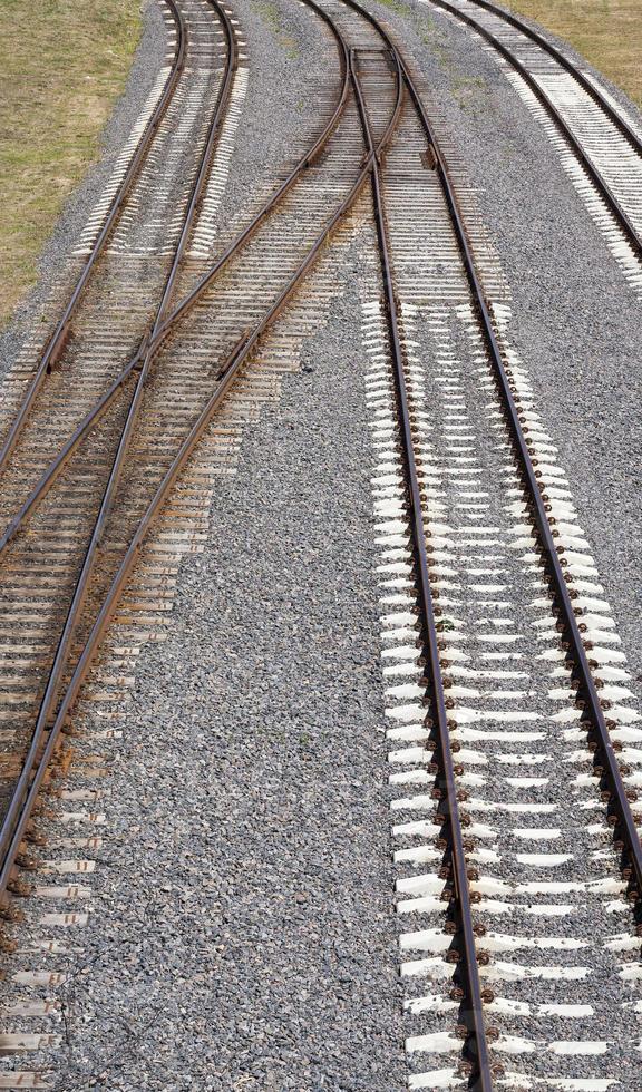 Old rusty railway photo