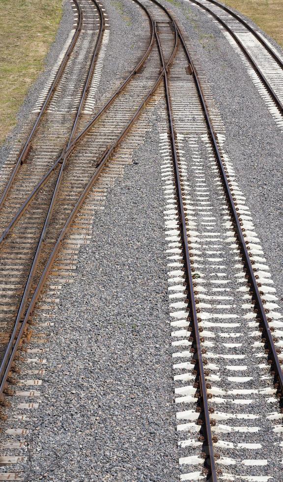 Old rusty railway photo